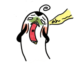 Q-mo (Funny expression) sticker #410471