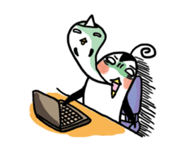 Q-mo (Funny expression) sticker #410488