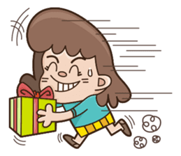 Office Lady Ms. Salmaon sticker #410690