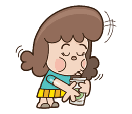 Office Lady Ms. Salmaon sticker #410693