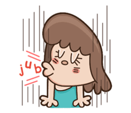 Office Lady Ms. Salmaon sticker #410695