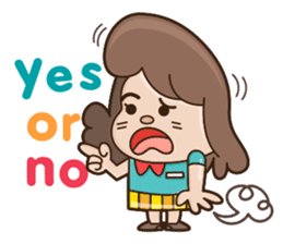 Office Lady Ms. Salmaon sticker #410702