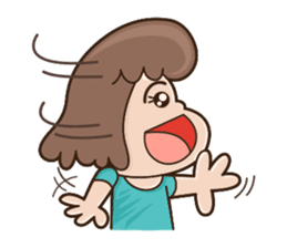 Office Lady Ms. Salmaon sticker #410704