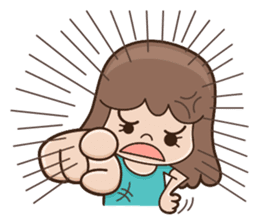 Office Lady Ms. Salmaon sticker #410706