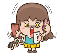 Office Lady Ms. Salmaon sticker #410707