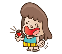 Office Lady Ms. Salmaon sticker #410710