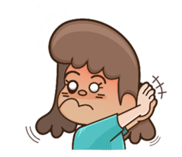 Office Lady Ms. Salmaon sticker #410715