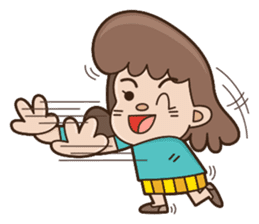 Office Lady Ms. Salmaon sticker #410716