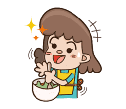 Office Lady Ms. Salmaon sticker #410717