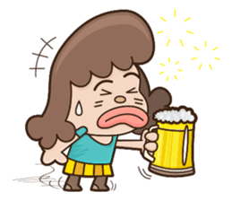 Office Lady Ms. Salmaon sticker #410721