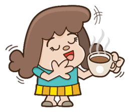 Office Lady Ms. Salmaon sticker #410725