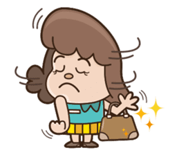 Office Lady Ms. Salmaon sticker #410726