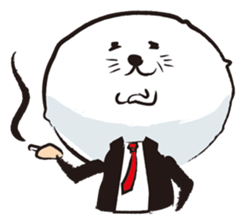 Human seal pup sticker #410812