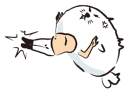 Human seal pup sticker #410818