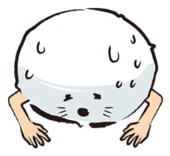 Human seal pup sticker #410826