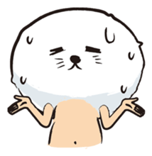 Human seal pup sticker #410830