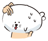 Human seal pup sticker #410838