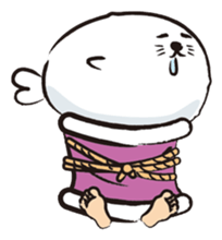 Human seal pup sticker #410843
