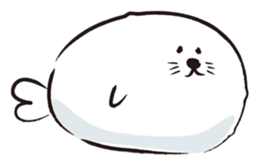 Human seal pup sticker #410848