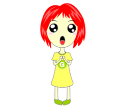 Green Cyber Thai Sticker sticker #410890