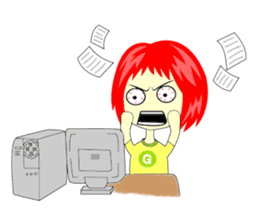 Green Cyber Thai Sticker sticker #410895