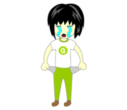 Green Cyber Thai Sticker sticker #410897