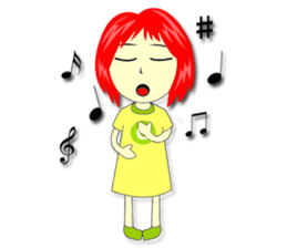 Green Cyber Thai Sticker sticker #410908