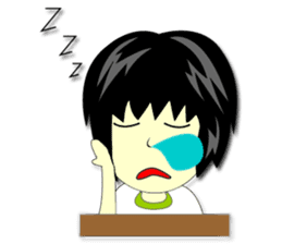 Green Cyber Thai Sticker sticker #410910