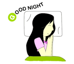 Green Cyber Thai Sticker sticker #410917