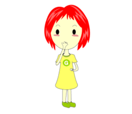 Green Cyber Thai Sticker sticker #410924