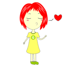 Green Cyber Thai Sticker sticker #410925