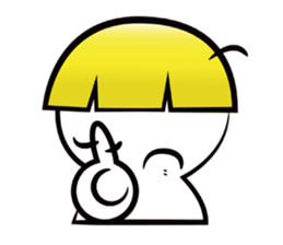 Ya-Low Hair sticker #411080