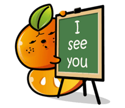 RedOrange live together with you sticker #411238