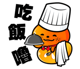 RedOrange live together with you sticker #411240