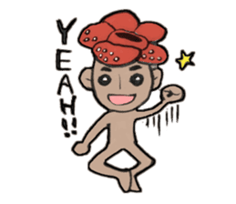 Flower people sticker #411576