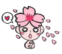 Flower people sticker #411578