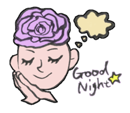 Flower people sticker #411580