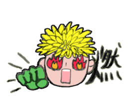 Flower people sticker #411586