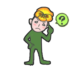 Flower people sticker #411588