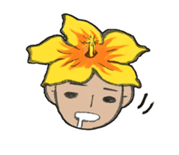 Flower people sticker #411594