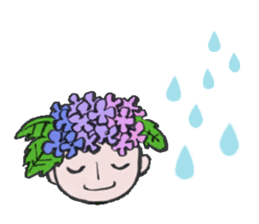 Flower people sticker #411595