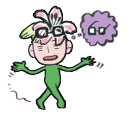 Flower people sticker #411600