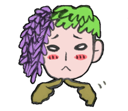 Flower people sticker #411601