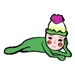 Flower people sticker #411603