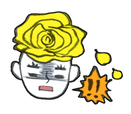 Flower people sticker #411604