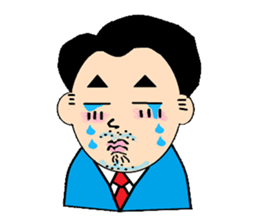 try your best eccentric businessman go sticker #411977