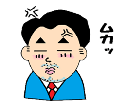 try your best eccentric businessman go sticker #411981