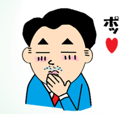 try your best eccentric businessman go sticker #411982