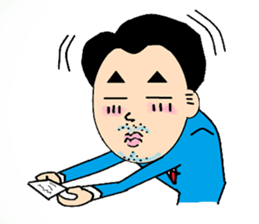 try your best eccentric businessman go sticker #411990