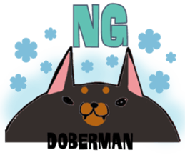 DOGS sticker #412010